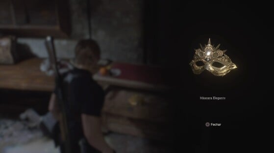 A Máscara Elegante é um dos itens presentes nas gavetas - Resident Evil 4