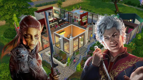 Jogadores de Baldur's Gate pedem por recurso de The Sims 4 no RPG
