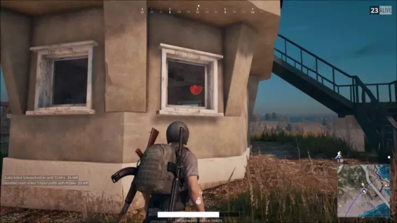 Exemplo da torre chamada de Harry Potter | Foto: Christian Salin/Reprodução - PUBG