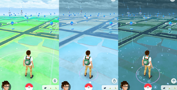 Todos os climas do pokémon go