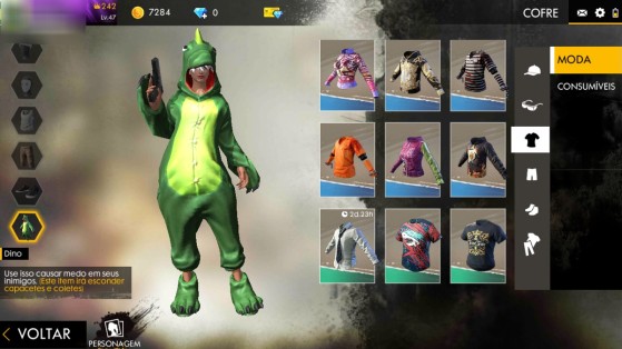 Free Fire: evento Dino Royale marca retorno de 12 skins Dino, free fire