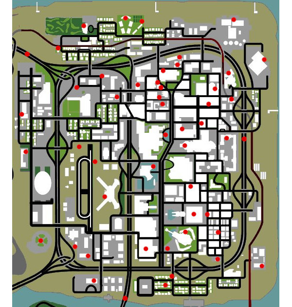 GTA San Andreas: Mapa e localização das 50 ferraduras colecionáveis -  Millenium