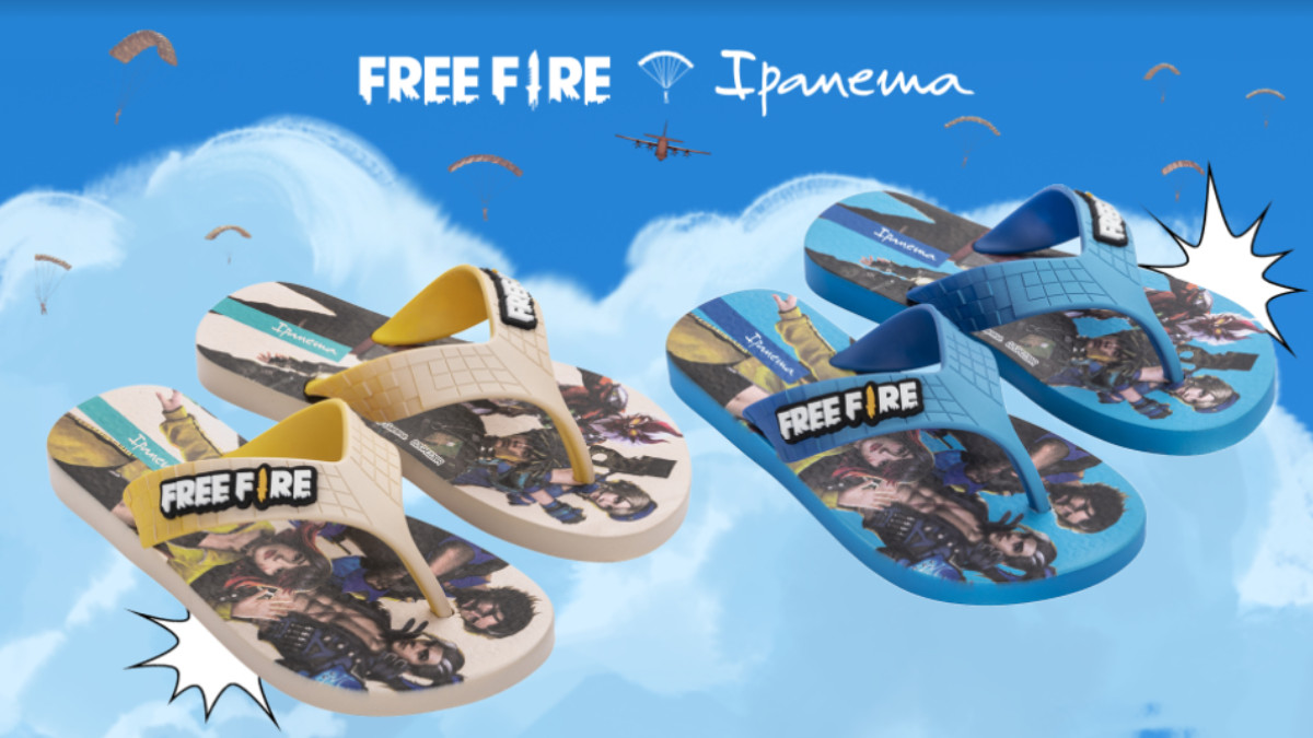 Free Fire: evento de recarga dá skin de faca em formato de chinelo