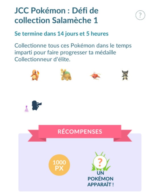 Crossover do Pokémon Estampas Ilustradas: Desafio de coleção de Charmander 1 - Pokémon GO