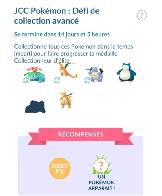 Crossover do Pokémon Estampas Ilustradas: Desafio de coleção avançado - Pokémon GO