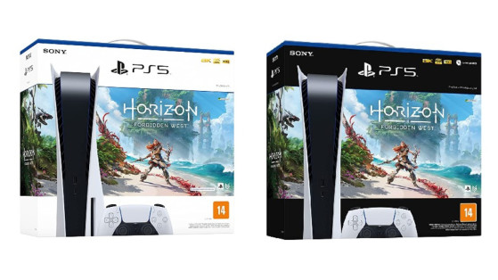 Pacote PS5 com Horizon Forbidden West está disponível na Amazon