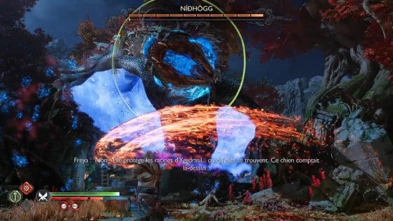 Nidhögg partirá para cima de Kratos várias vezes - God of War Ragnarok