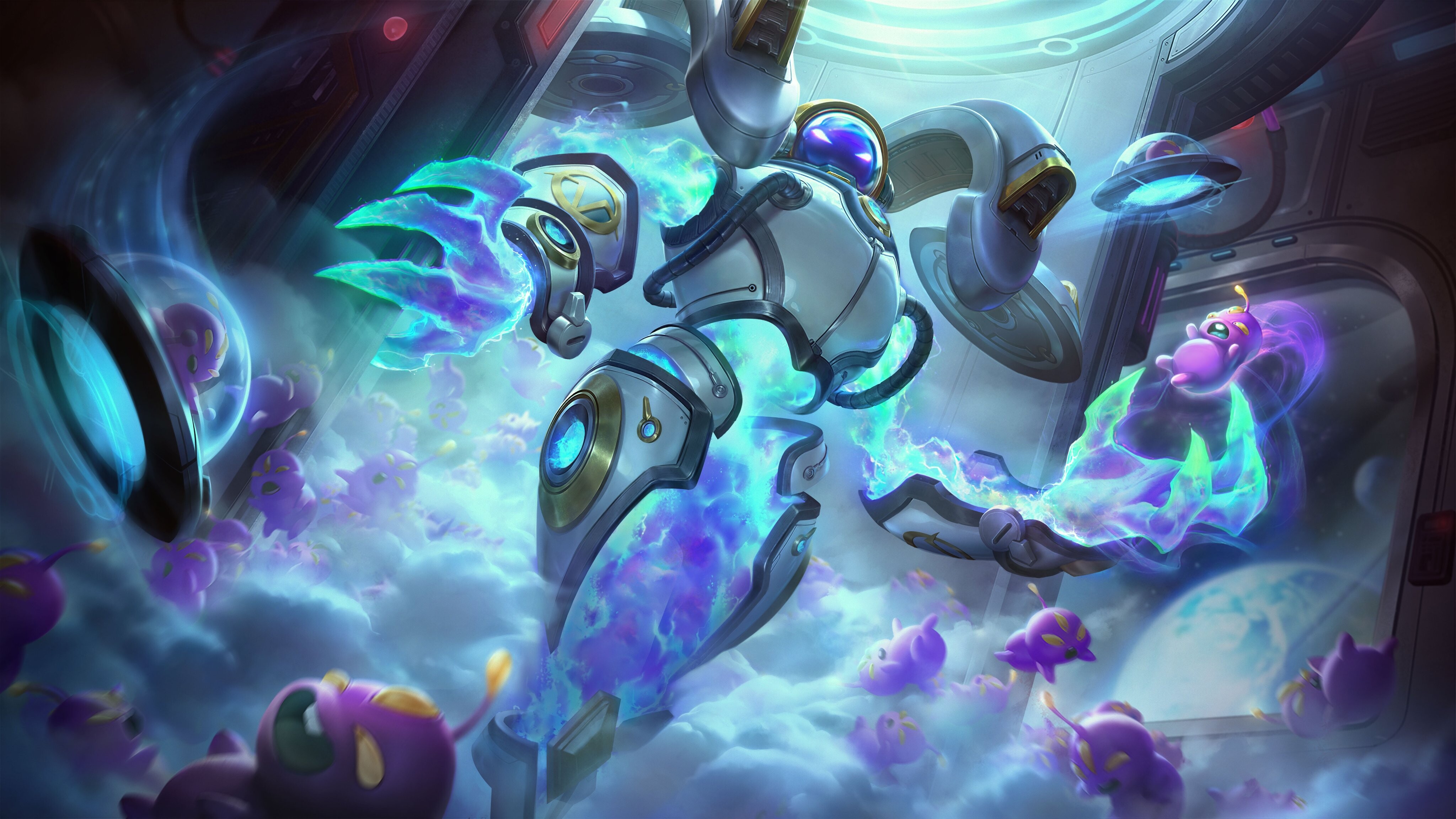 LoL: Novas skins Astronauta são reveladas para Fizz, Ivern, Kennen ...