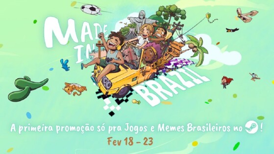 Steam promove descontos para jogos brasileiros durante o Carnaval