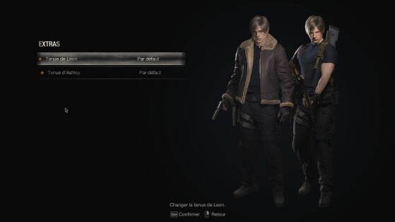 Escolha as roupas de Ashley e Leon - Resident Evil 4