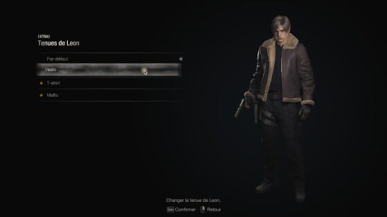 RE4 Remake: Roupa de Leon com a jaqueta - Resident Evil 4