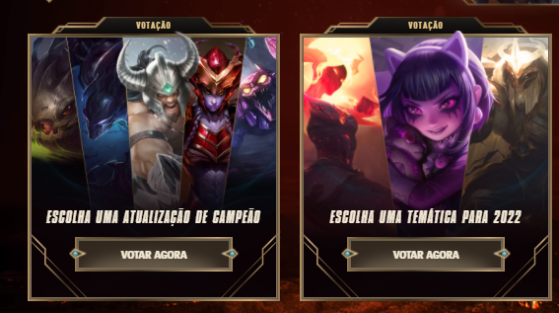 LoL: como votar para skins temáticas de 2022, lol