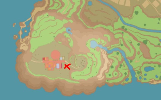 Localização exata de Sinistea em Alfornada - Pokémon Scarlet e Violet