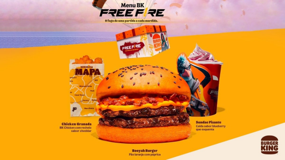 Imagem: Divulgação/Burger King - Free Fire
