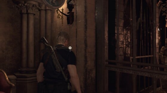 Acione este gongo e atire nos outros dois - Resident Evil 4