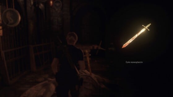 Entre e pegue a Espada Ensanguentada - Resident Evil 4