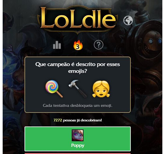 Conheça LoLdle, jogo 'estilo' Wordle que dá um desafio sobre LOL por dia