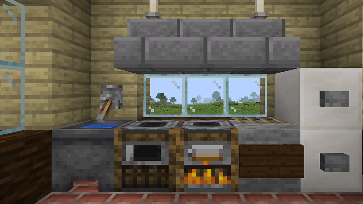 Como fazer cozinha no Minecraft