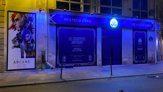Exposição em Paris — Foto: AlbertRojo/Twitter - League of Legends
