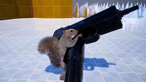 Jogo com esquilo segurando uma arma é a nova sensação da internet