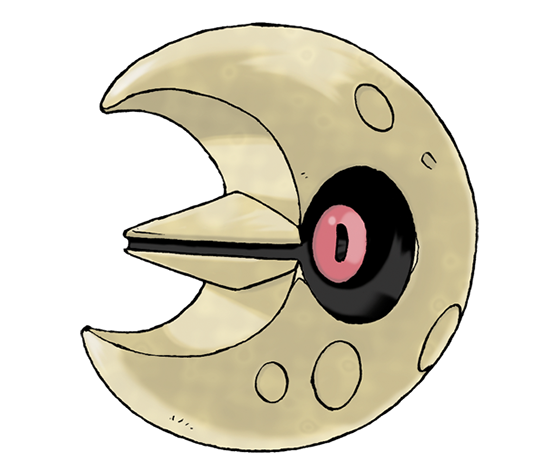 Lunatone —  Imagem: The Pokémon Company/Divulgação - Pokémon Scarlet e Violet