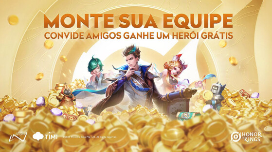 Honor of Kings anuncia evento Monte Sua Equipe