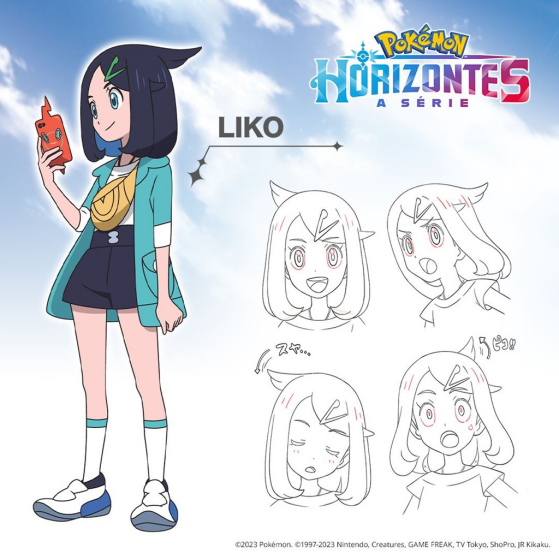 A nova protagonista do anime de Pokémon Liko é uma Treinadora da região de Paldea — Imagem: The Pokémon Company/Divulgação - Pokémon Scarlet e Violet
