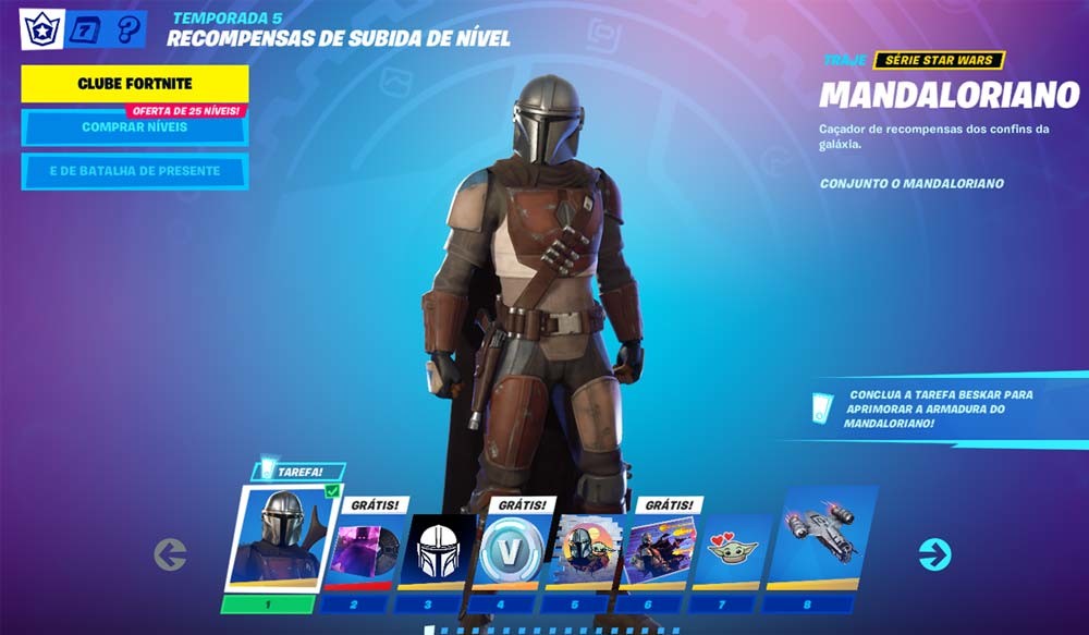 Fortnite Temporada 5 Itens Do Novo Passe De Batalha Millenium