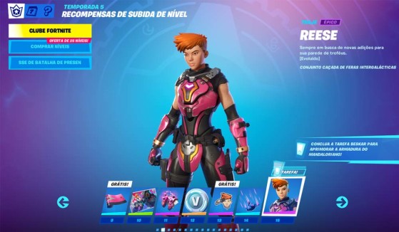 FORTNITE - NOVAS SKINS, ITENS e DANÇAS DA TEMPORADA 5! 