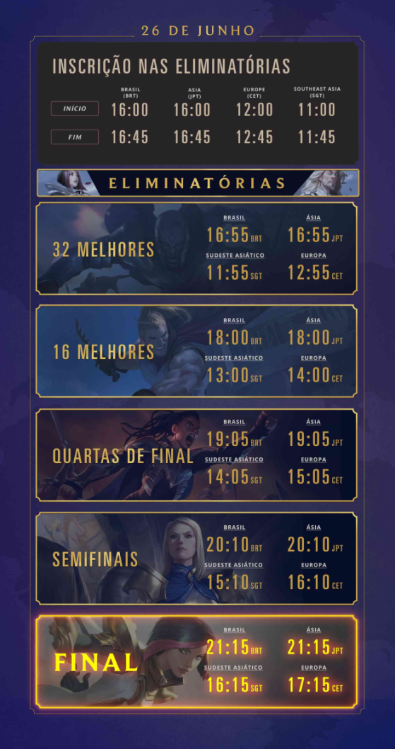 Calendário do Torneio Guardiões dos Ancestrais — Foto: Riot Games/Divulgação - Legends of Runeterra