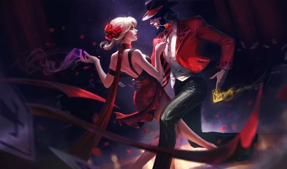 Splash art de Twisted Fate Dançarino de Tango — Imagem: Riot Games/Divulgação - League of Legends