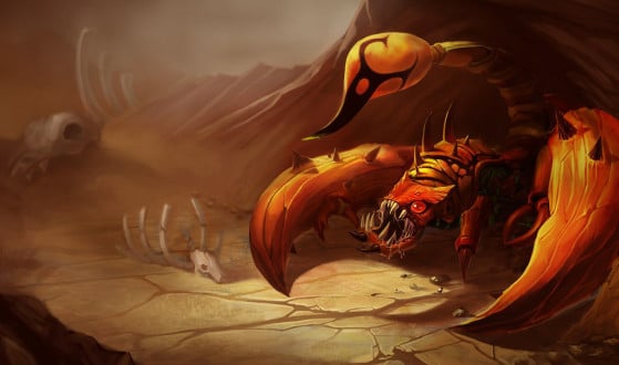 Splash art de Skarner Escorpião do Deserto — Imagem: Riot Games/Divulgação - League of Legends