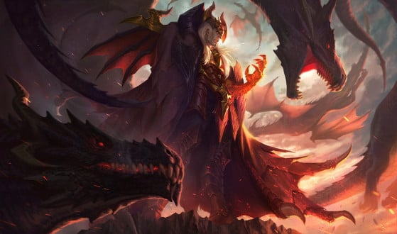 Splash art de Swain Mestre dos Dragões — Imagem: Riot Games/Divulgação - League of Legends