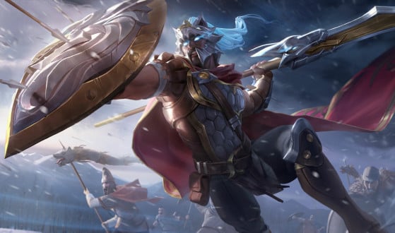 Splash art de Pantheon Gladiador — Imagem: Riot Games/Divulgação - League of Legends