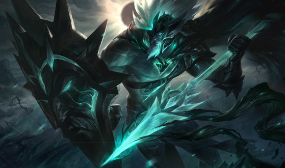 Splash art de Pantheon Destruído — Imagem: Riot Games/Divulgação - League of Legends